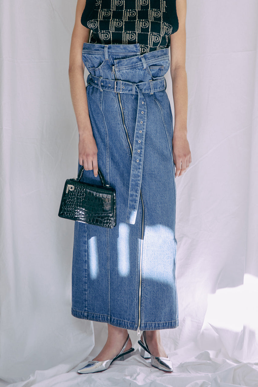 Tailored Denim Dress