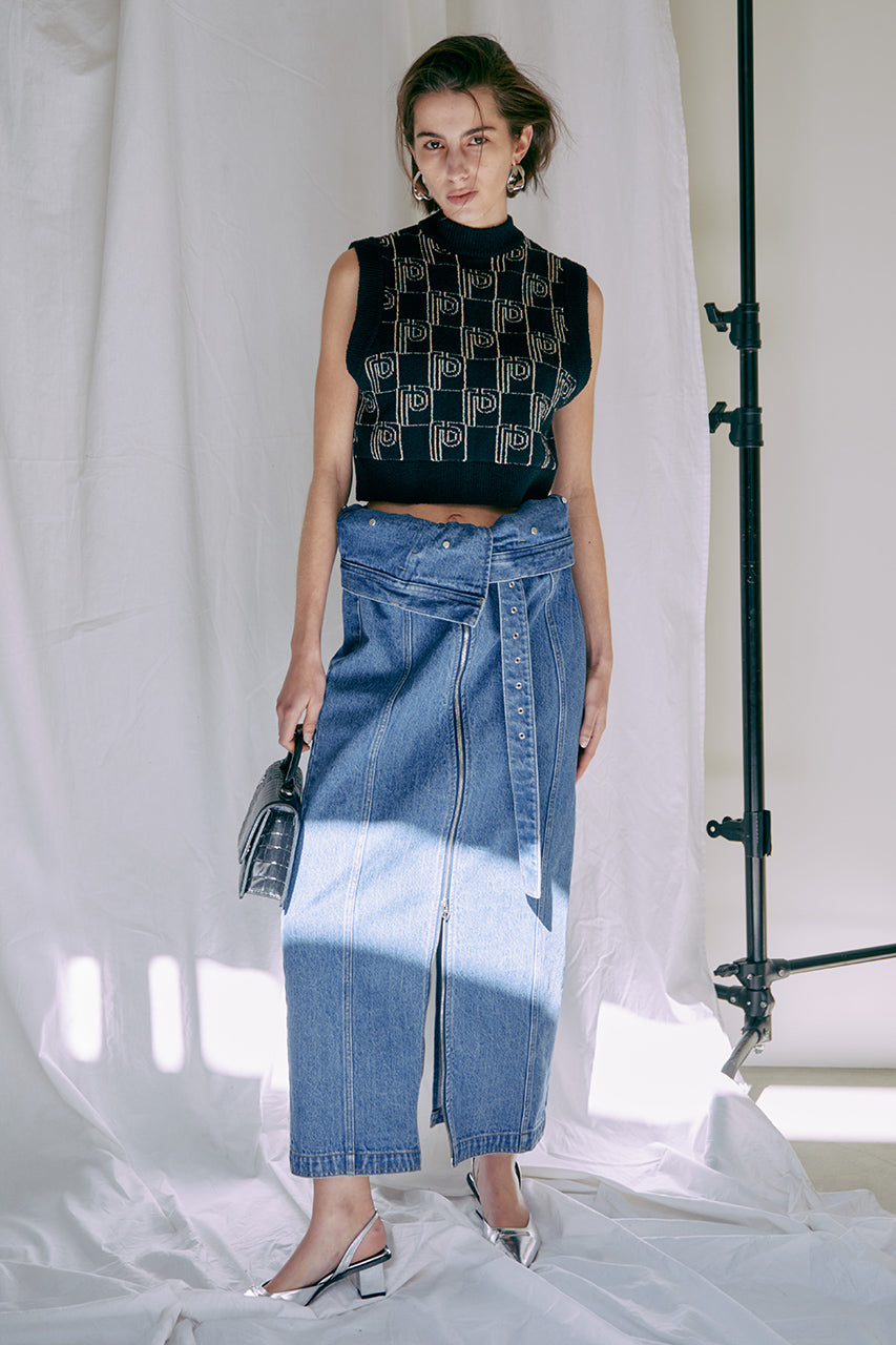 Tailored Denim Dress