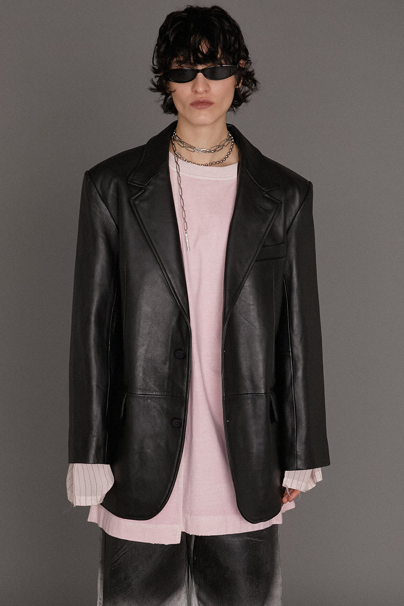 SHEEP Leather Tailored Jacket
