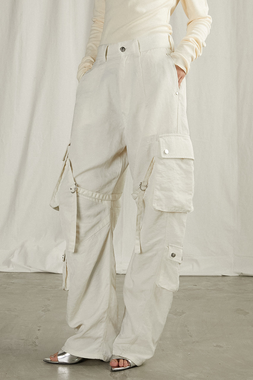 【25 SPRING PRE ORDER】Barrel Leg Cargo Pants