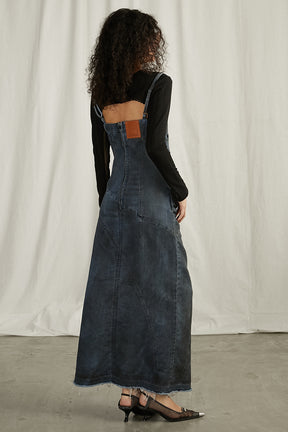 【25 SPRING PRE ORDER】2WAY Lame Denim Dress