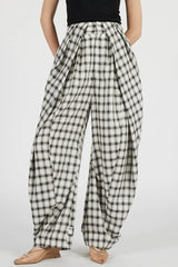 Tuck Form Volume Check Pants - PRE ORDER