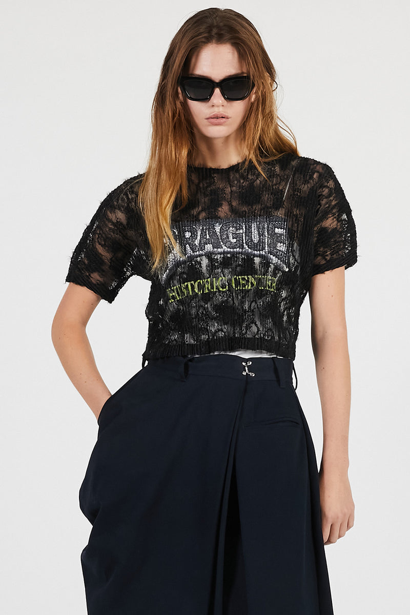 Lace Pleats Top - SALE