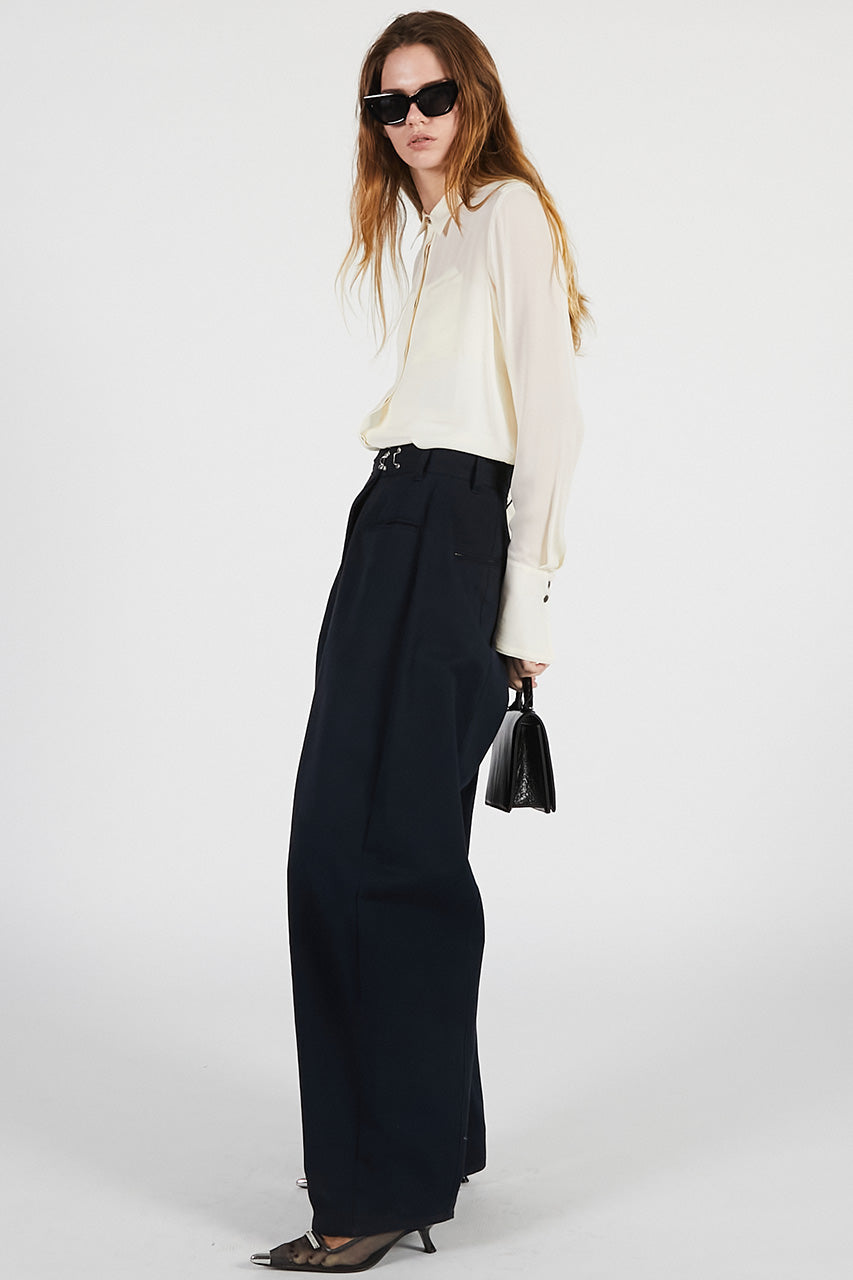Asymmetrical Drape Pants - PRE ORDER