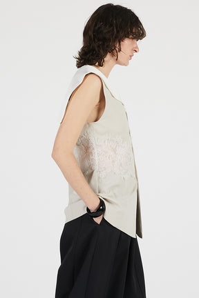 Lace Combo Sailor Gilet - 26SUMMER