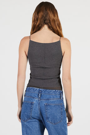 Sheer Hem Cup-In Cami
