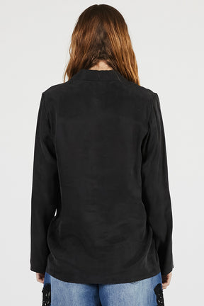 Ladder Lace Shirt Jacket - 26SUMMER