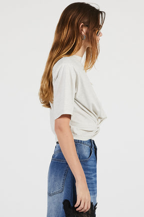 Twisted Cropped T-Shirt - PRE ORDER