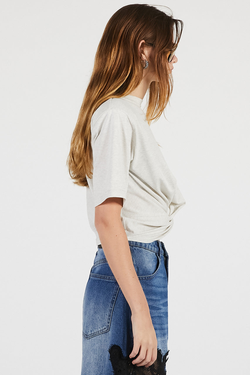 Twisted Cropped T-Shirt - PRE ORDER