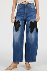 Lace Embroidery Denim - PRE ORDER