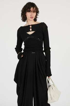 2WAY Sheer Rib Bolero - 26SUMMER