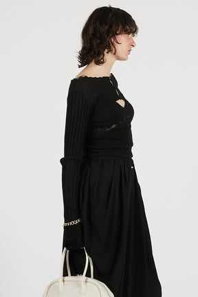 2WAY Sheer Rib Bolero - 26SUMMER