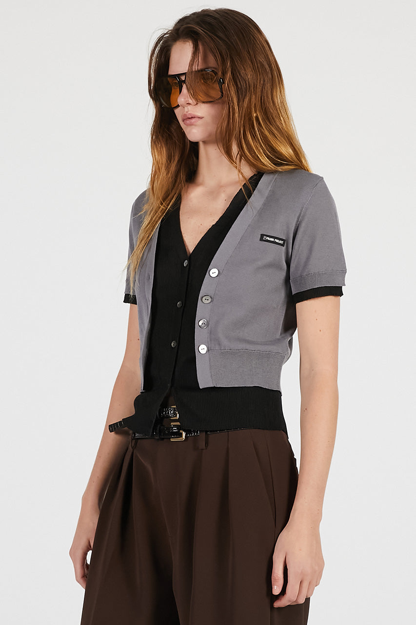 Double Front Knit Cardigan - 26SUMMER