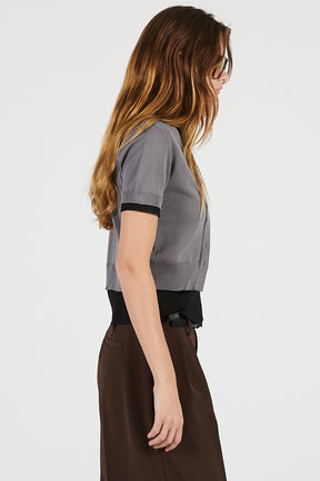 Double Front Knit Cardigan - 26SUMMER