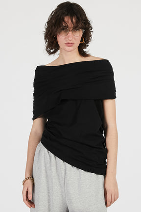 Asymmetrical Drape Top
