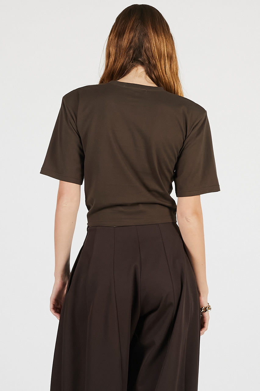 Twisted Cropped T-Shirt - PRE ORDER