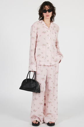 Flower Jacquard Lounge Shirt