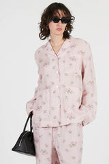 Flower Jacquard Lounge Shirt