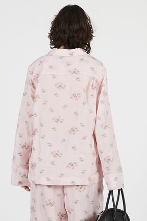 Flower Jacquard Lounge Shirt