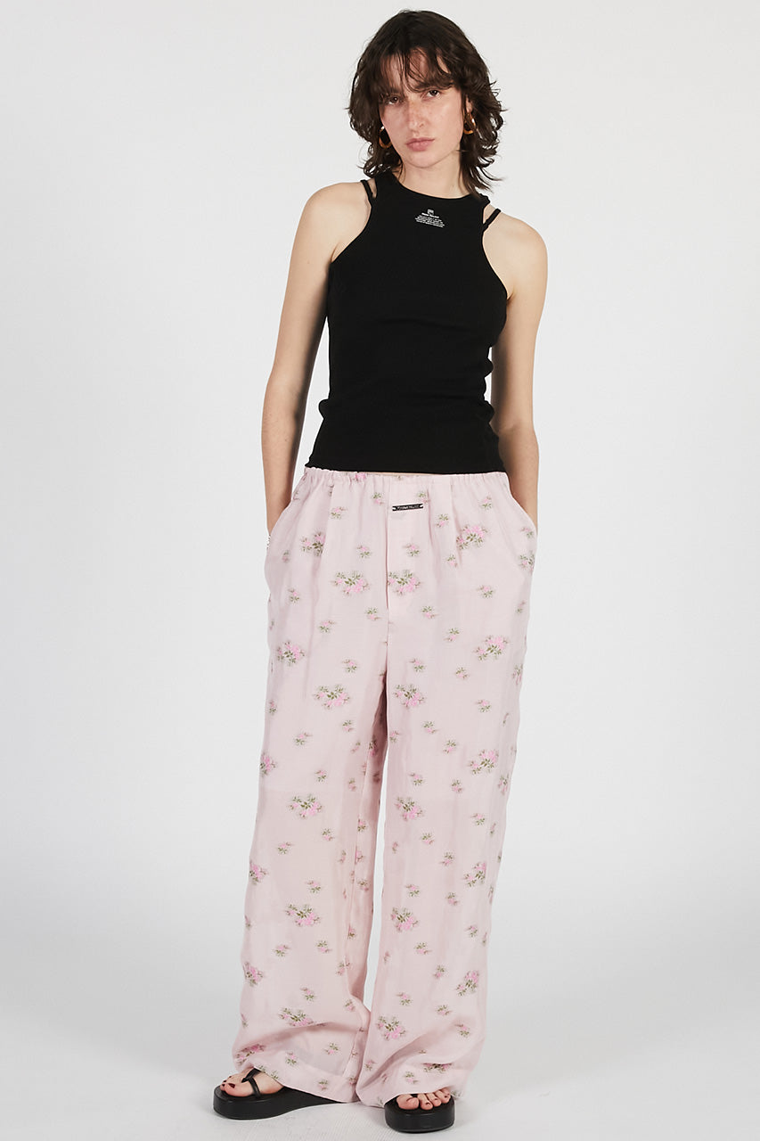Front Logo Rib Tank Top