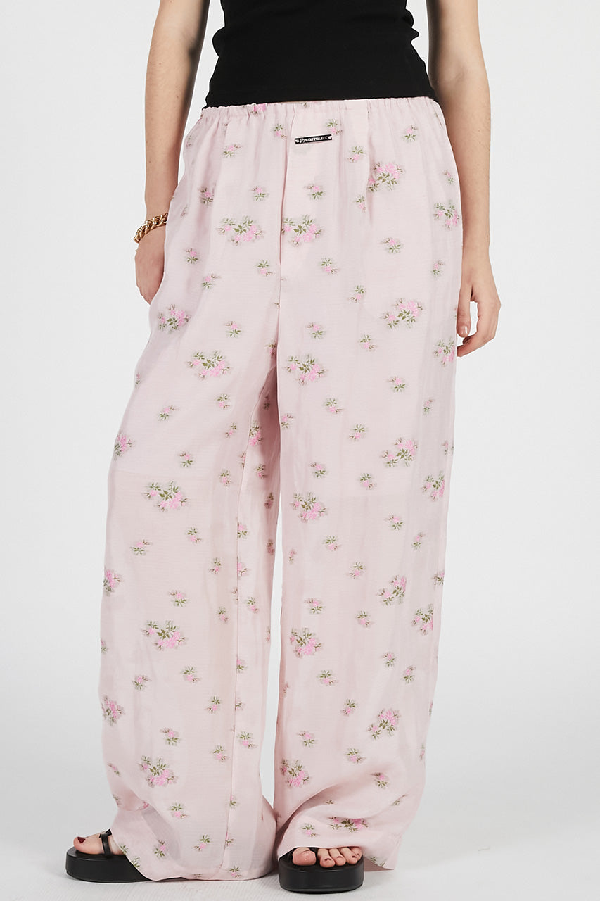 Flower Jacquard Lounge Pants - PRE ORDER