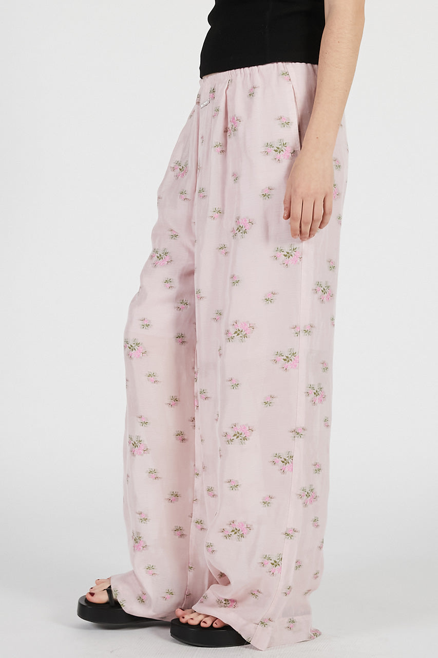 Flower Jacquard Lounge Pants - PRE ORDER