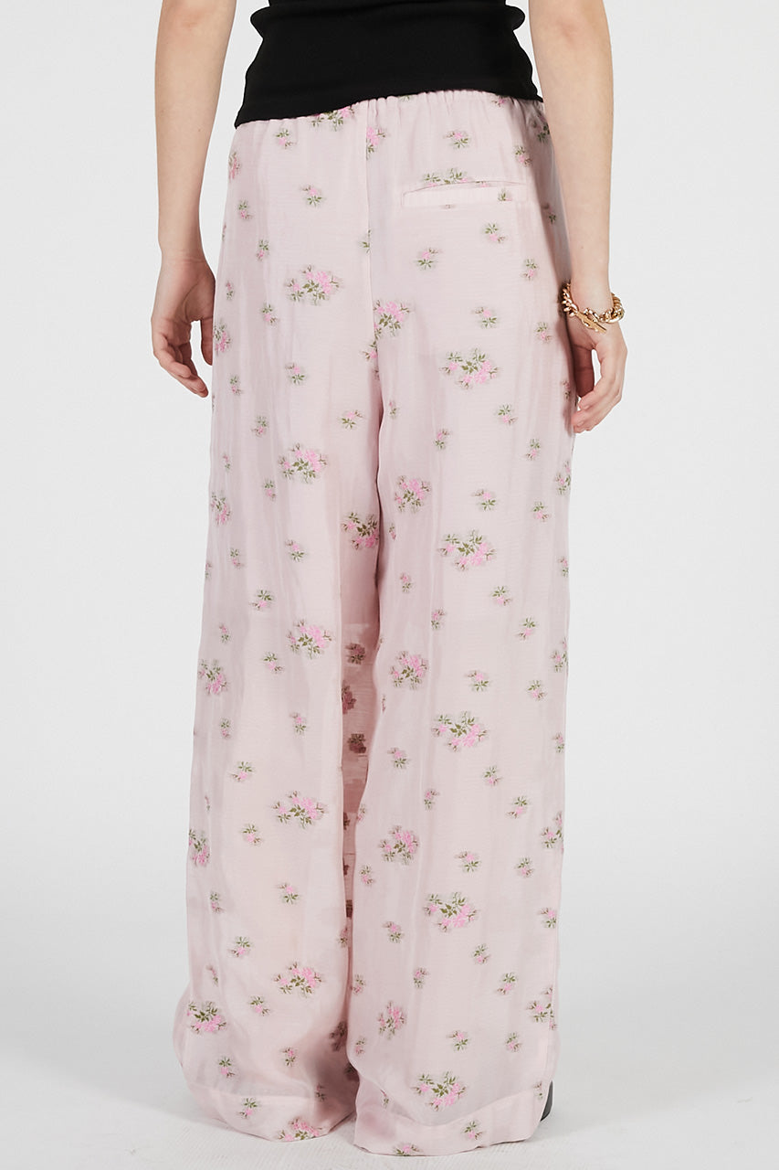 Flower Jacquard Lounge Pants - PRE ORDER