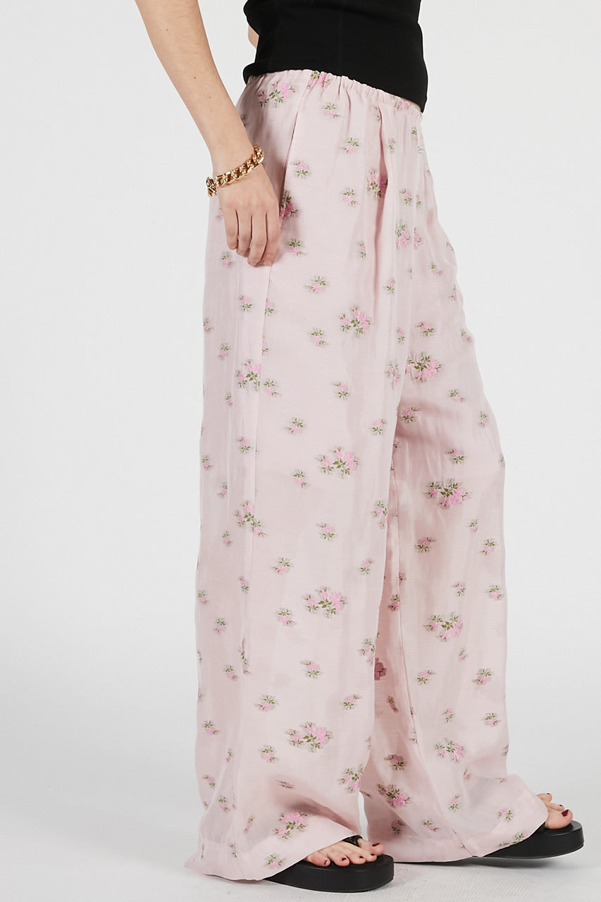 Flower Jacquard Lounge Pants - PRE ORDER