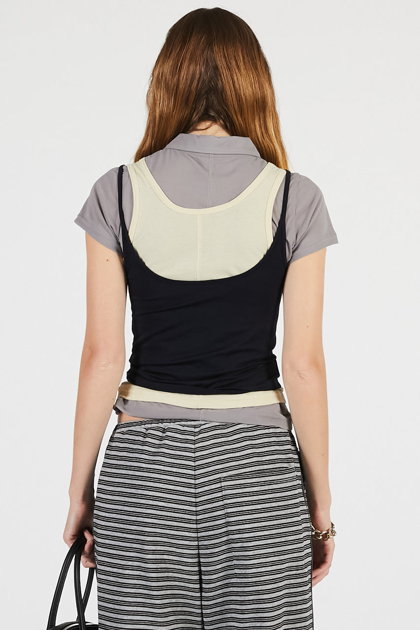 Layered Polo Shirt - 26SUMMER