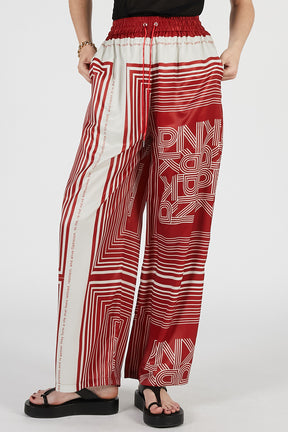 Scarf Print Pants - PRE ORDER