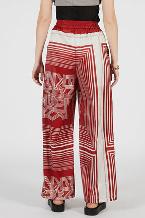 Scarf Print Pants - PRE ORDER