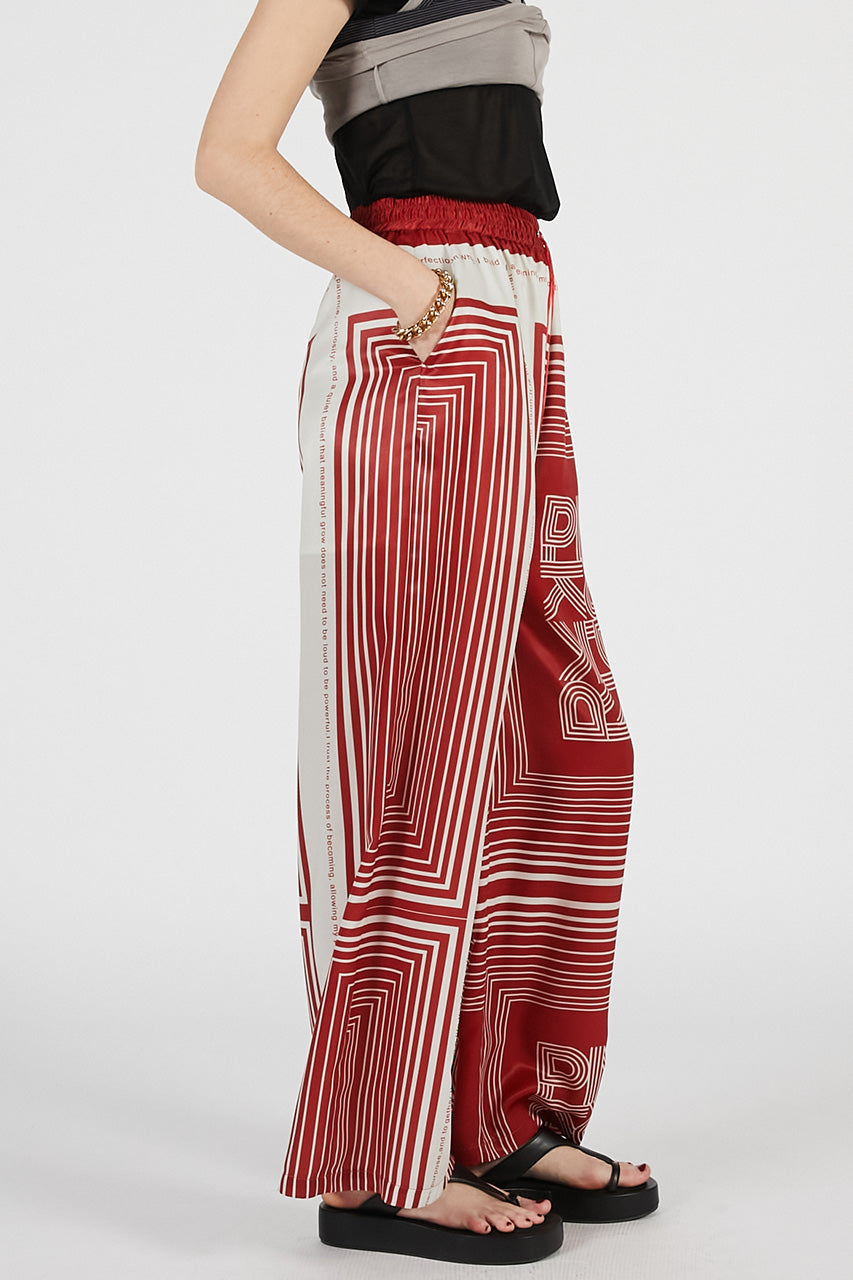 Scarf Print Pants - PRE ORDER