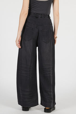 Tencel Denim Wide Pants
