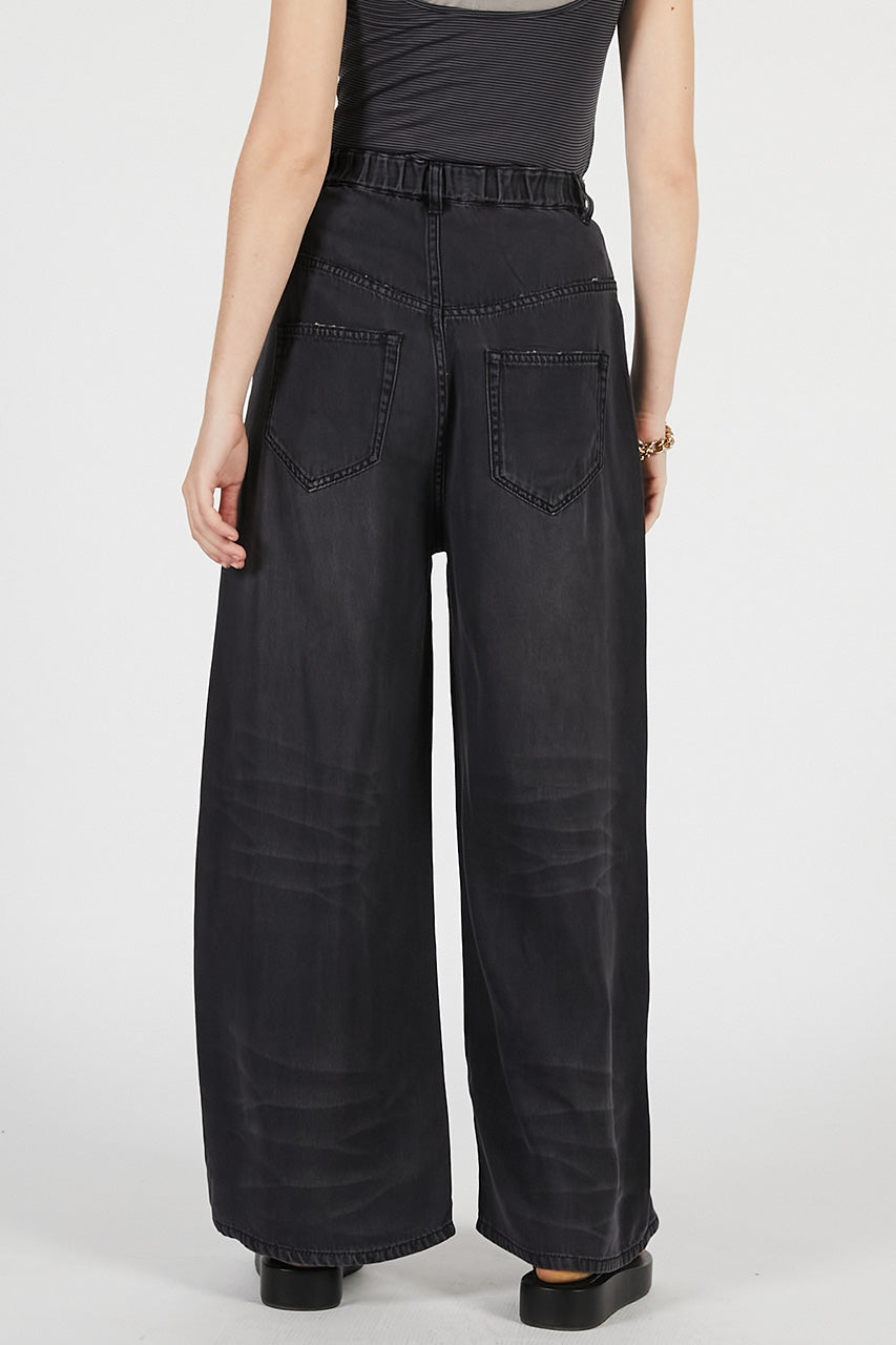 Tencel Denim Wide Pants