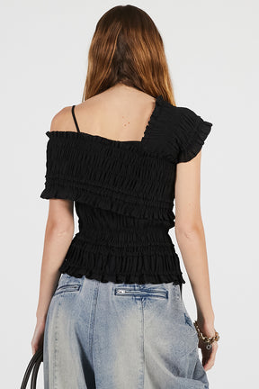 Crepe Shirring Top - 26SUMMER