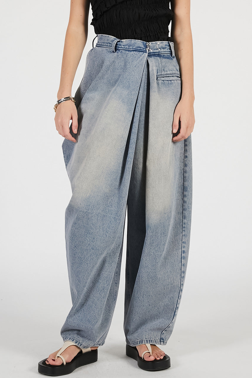 Asymmetrical Drape Pants - PRE ORDER
