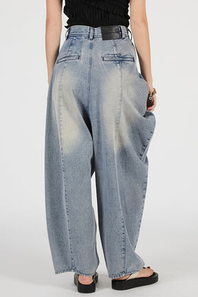 Asymmetrical Drape Pants - PRE ORDER