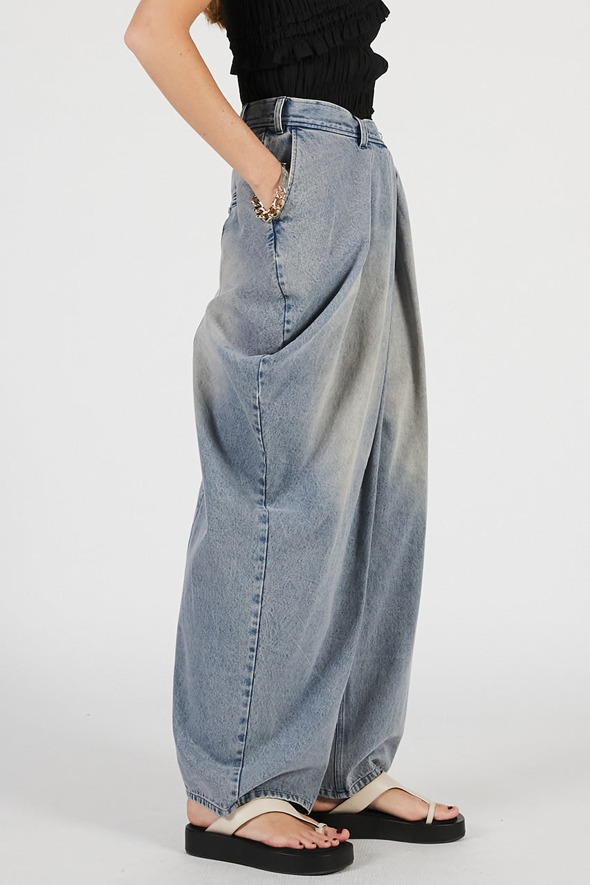 Asymmetrical Drape Pants - PRE ORDER