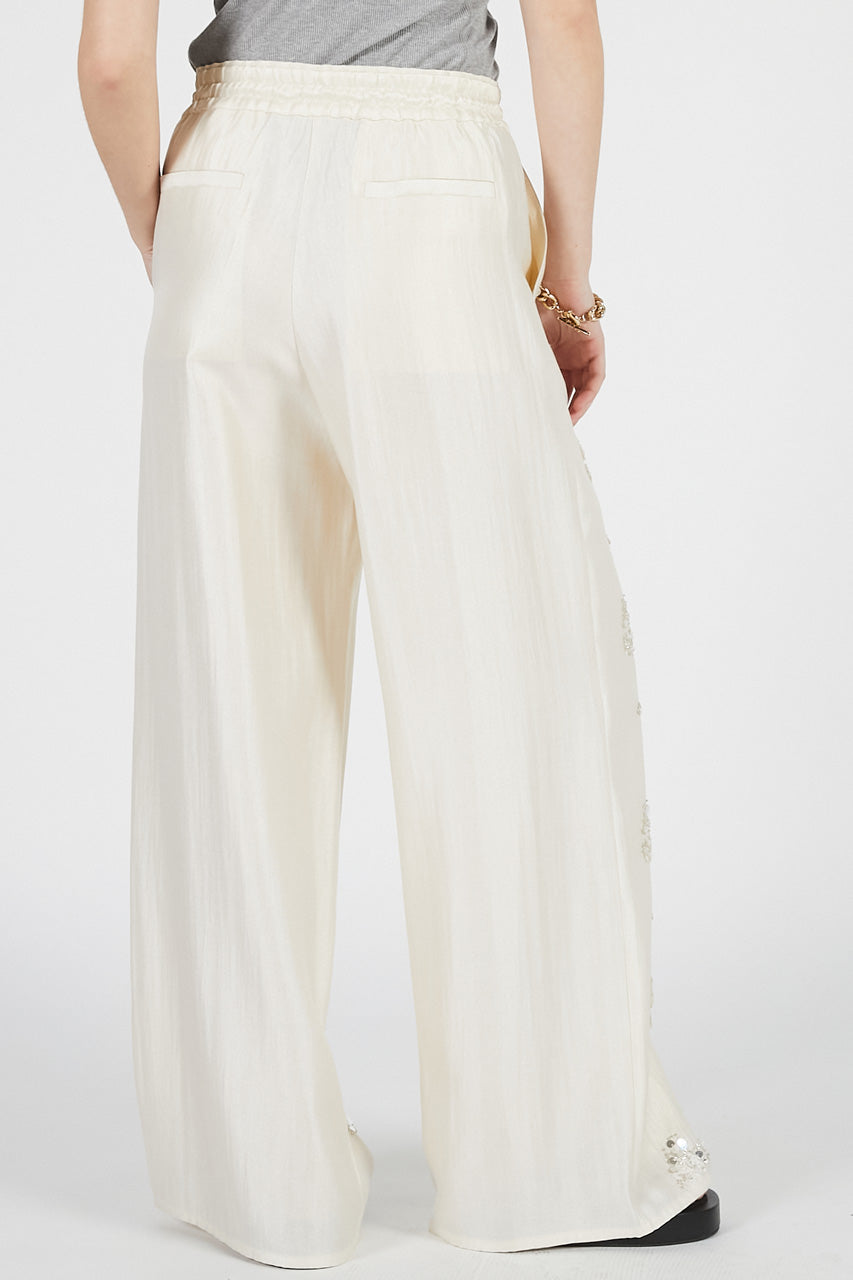 Embroidered Easy Pants - PRE ORDER