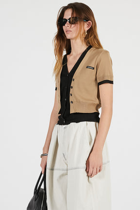 Double Front Knit Cardigan - 26SUMMER