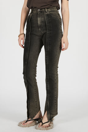 Stretch Zip Denim Pants - PRE ORDER