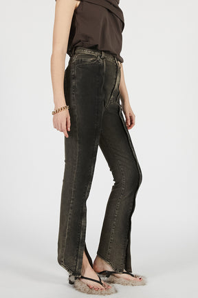 Stretch Zip Denim Pants - PRE ORDER