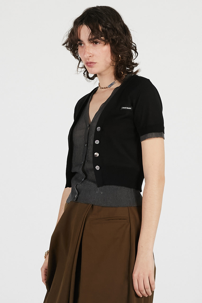 Double Front Knit Cardigan - 26SUMMER