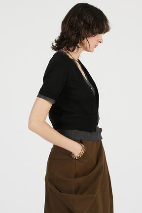 Double Front Knit Cardigan - 26SUMMER