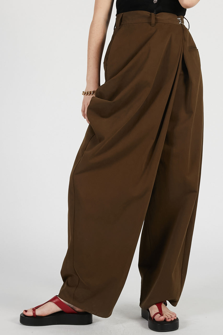 Asymmetrical Drape Pants - PRE ORDER