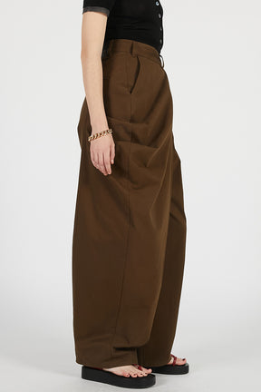 Asymmetrical Drape Pants - PRE ORDER