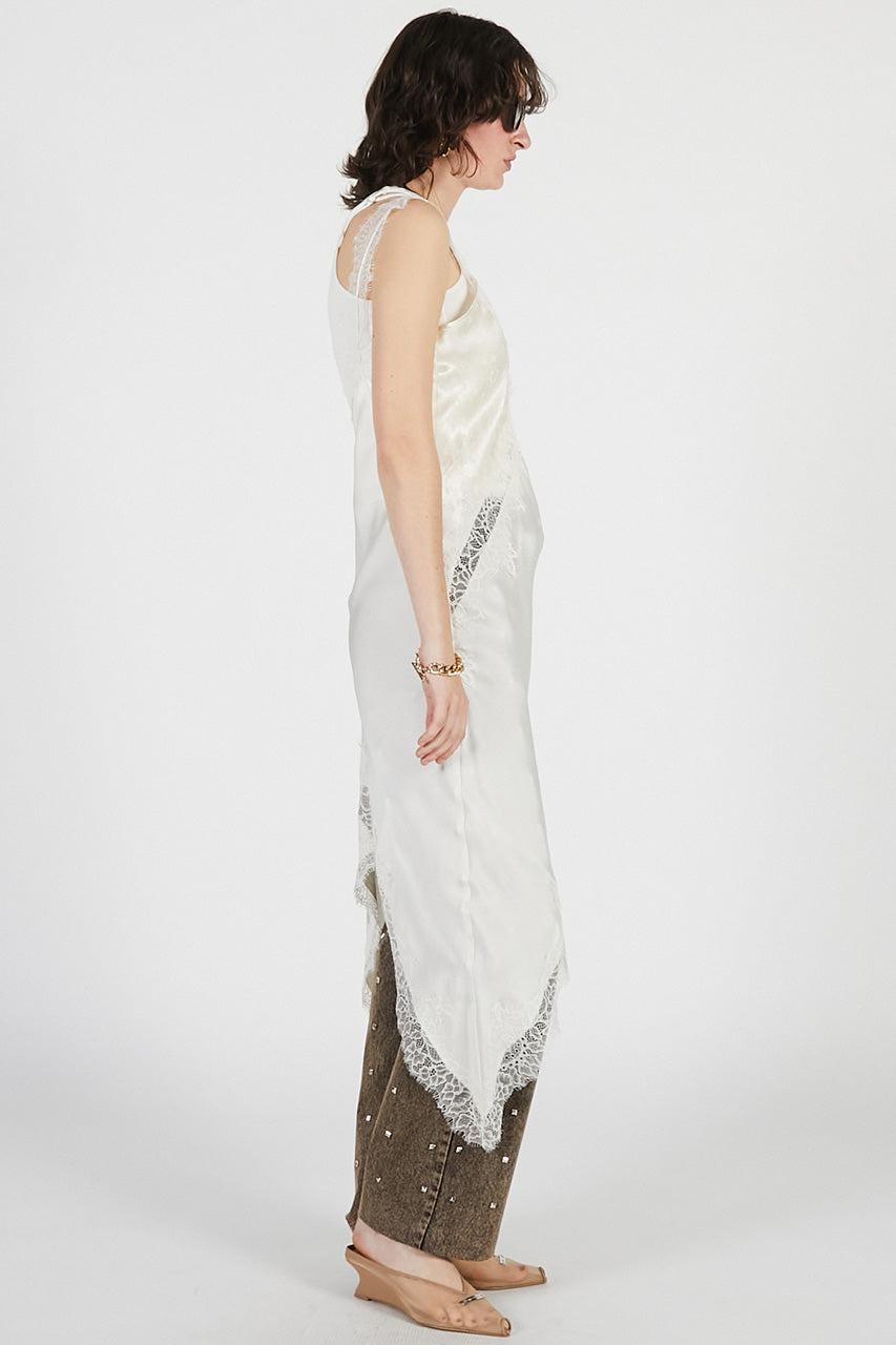 Asymmetrical Lingerie Dress - 26SUMMER