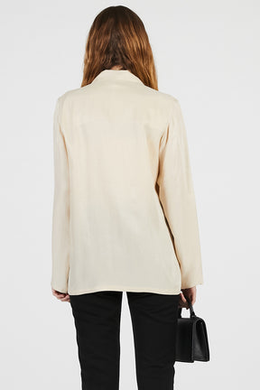 Ladder Lace Shirt Jacket - 26SUMMER