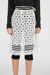 Circle Lace Wrap Skirt