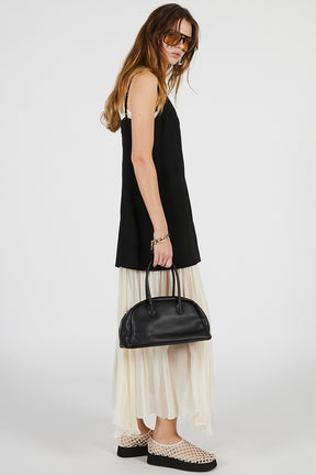 Contrast Fabric Cami Dress - 26SUMMER